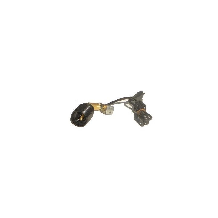 Portalampade E27 con snodo orientabile e cavo - Cod. 