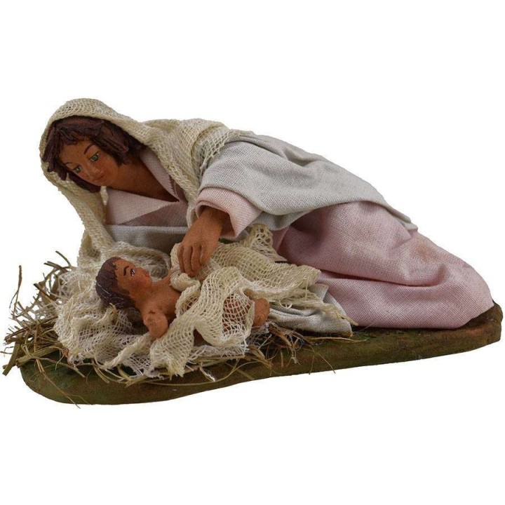 Natividad 12 cm en terracota Lux