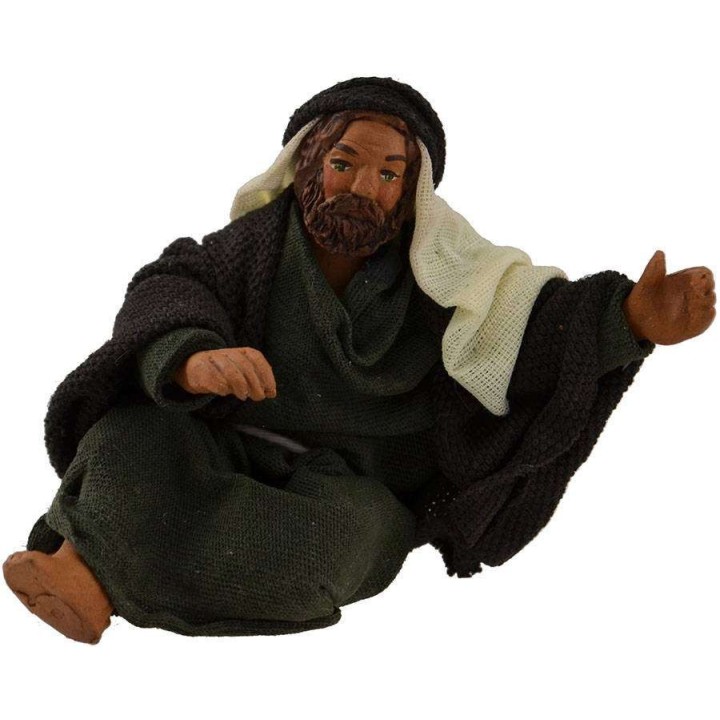 12 cm Lux terracotta Nativity