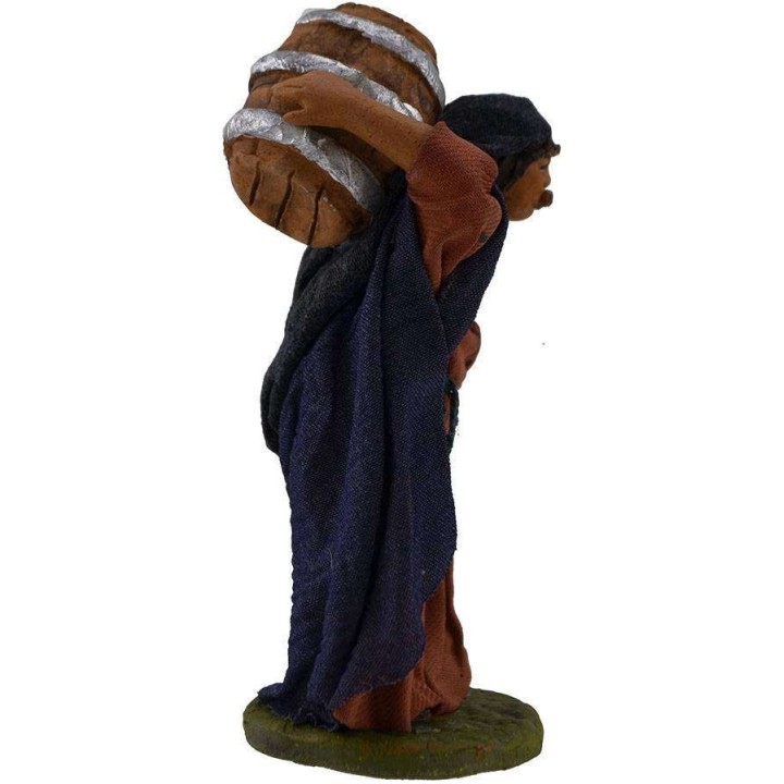 Man with barrel on shoulders 10 cm