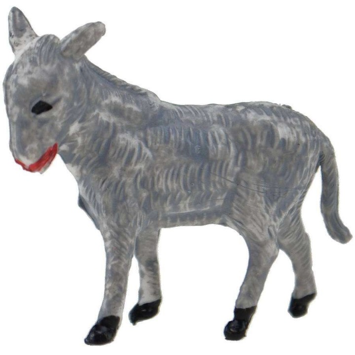 Asino per statue h. 3,5 cm - animali per presepe