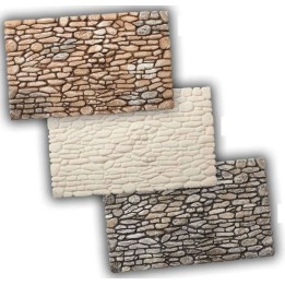 Pared de rocas de resina de 26,5x16 cm