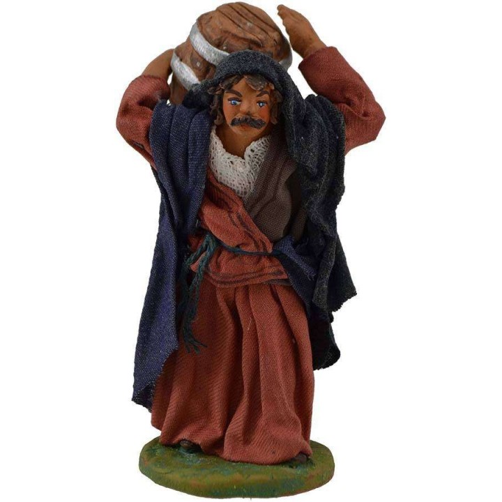 Uomo con botte a spalle 10 cm