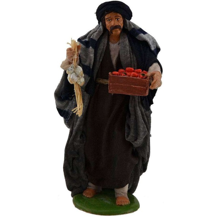 Venditore con verdure 16 cm