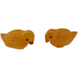 Conjunto de 2 pollitos de 1,5x0,8 cm de altura.