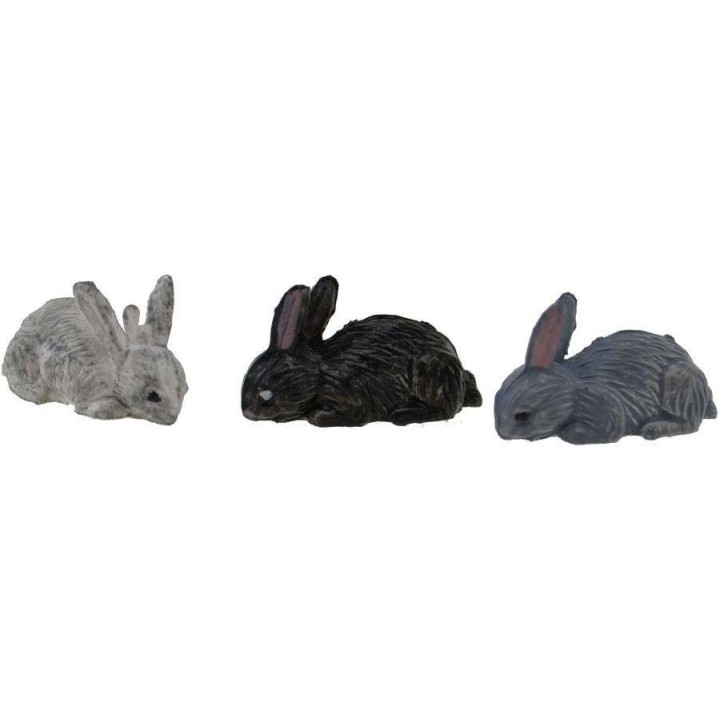 Set 3 rabbits 2 cm