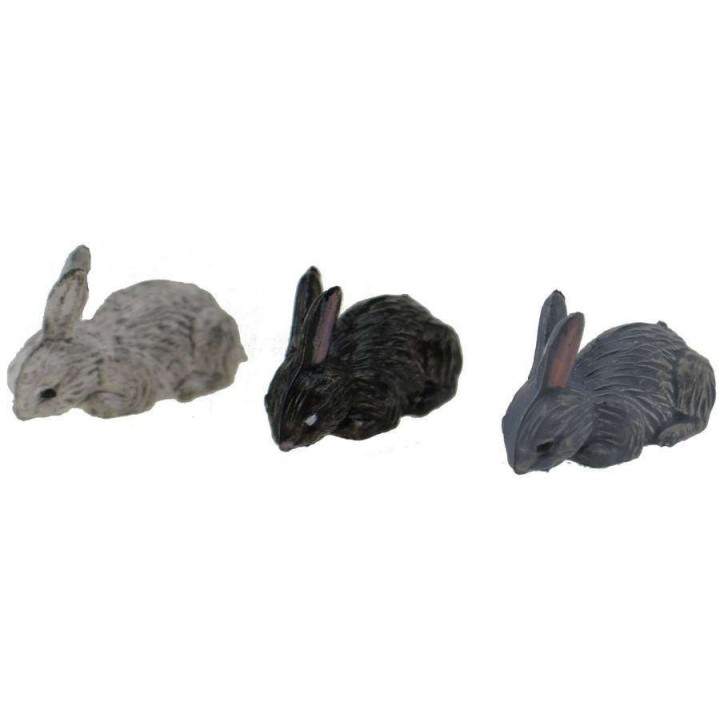 Set 3 rabbits 2 cm