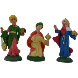 6 cm Set Tre Re Magi in pvc
