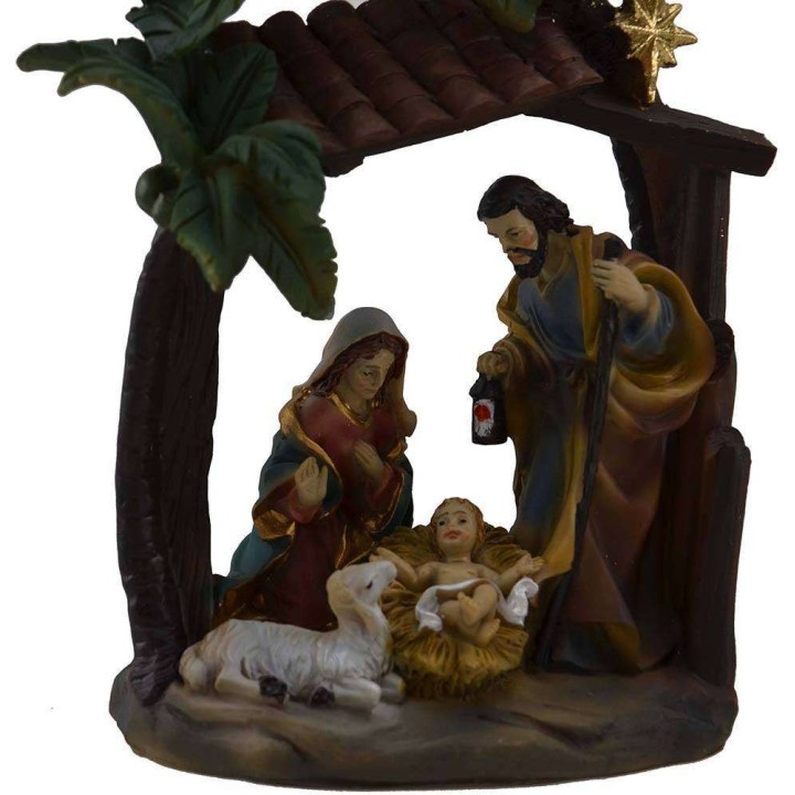 Nativity in resin 9,5x5,5x16 h.