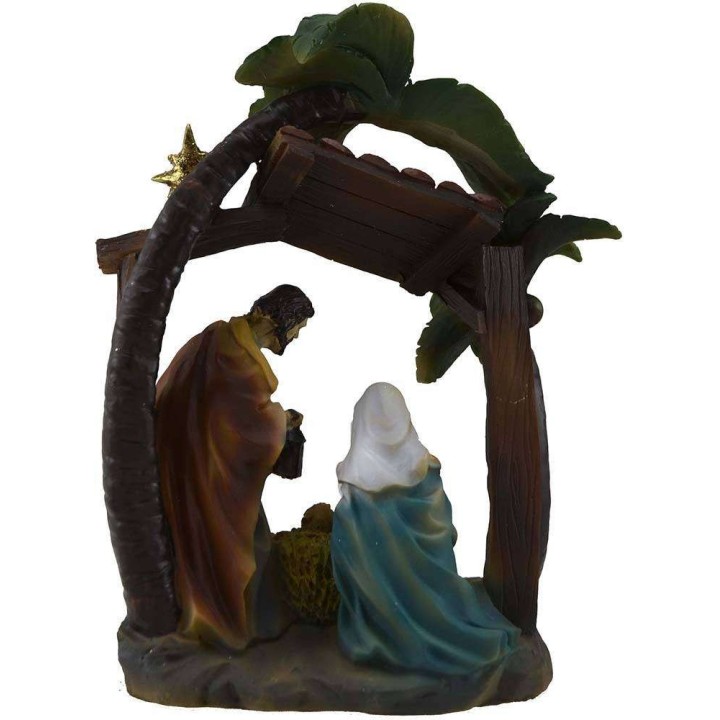 Nativity in resin 9,5x5,5x16 h.
