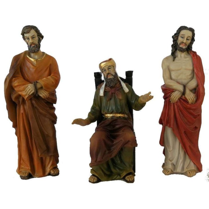 Il giudizio di Pilato 12 - 13 cm Statue Pasaquali