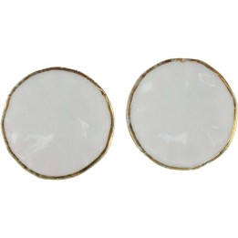 Set 2 piatti in porcellana Ø 2,7 cm