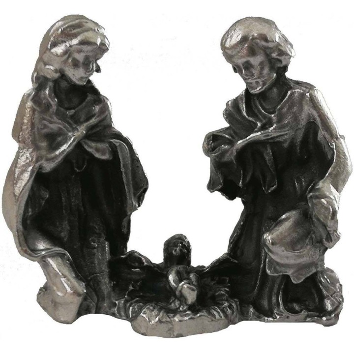Natividad en metal 3 cm