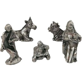 Natività in metallo 1,5 cm