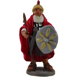 Soldato 10 cm con lancia e scudo