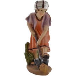 Contadino che vanga 15 cm presepe