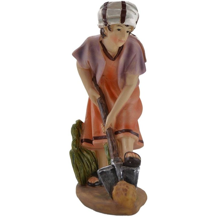 Contadino che vanga 15 cm presepe