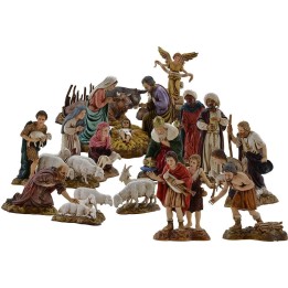 Presepe completo 14 soggetti Landi Moranduzzo