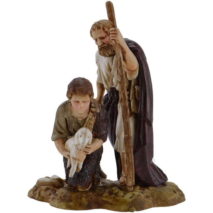 Complete nativity scene 14 subjects Landi Moranduzzo