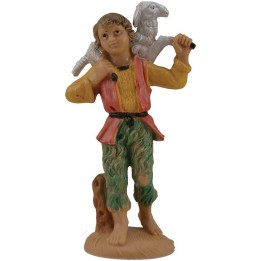 Lux shepherd with sheep on shoulders 10 cm