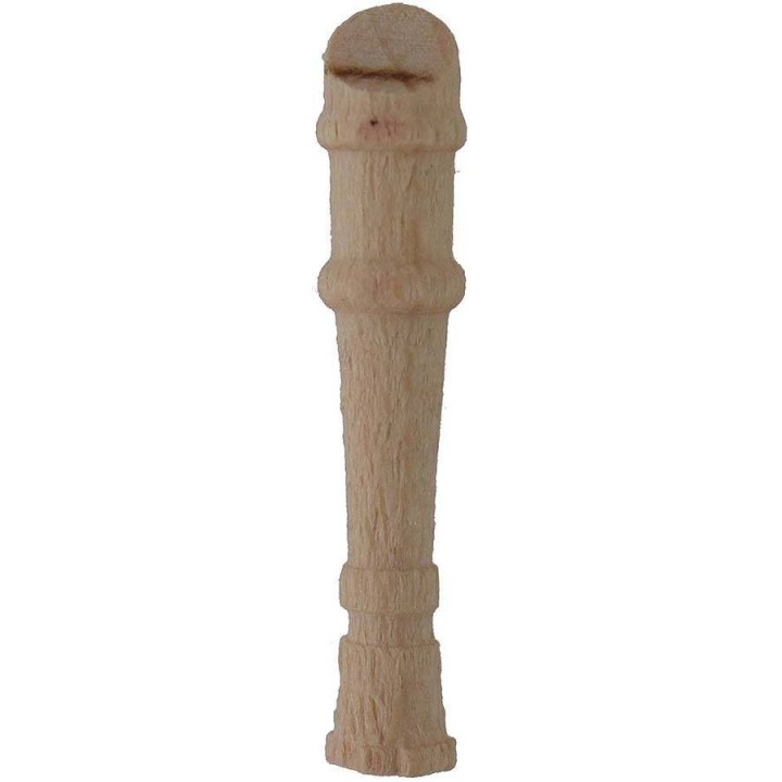 Flauta de madera de 3 cm