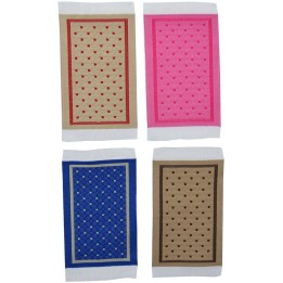 Tappeto in vari colori 8,5x4,8 cm
