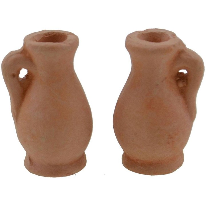 Set 2 caraffe 2 cm in terracotta