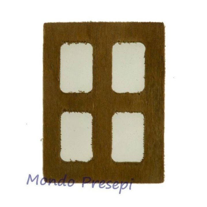 Finestra in legno 4x5 cm