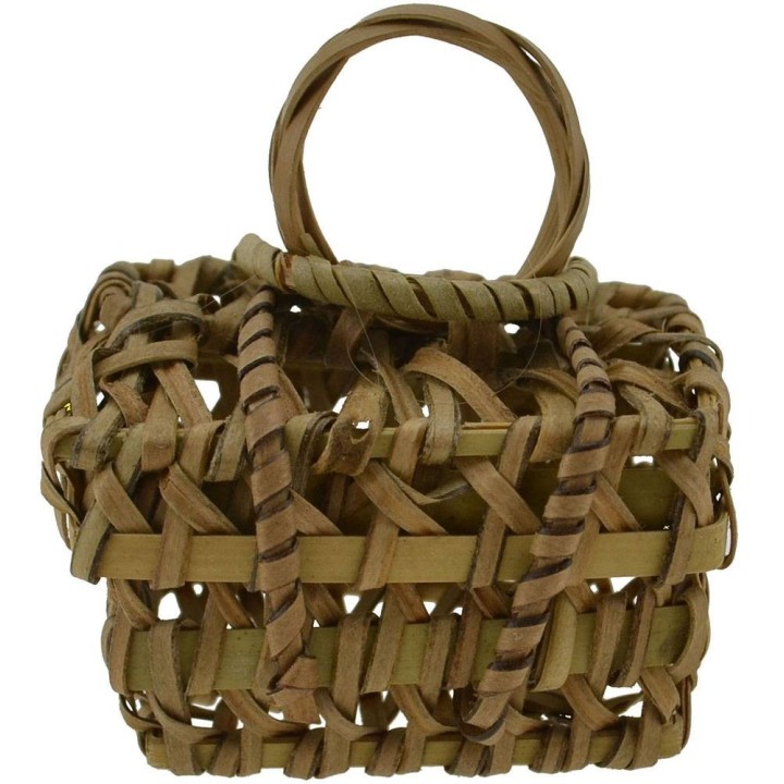 Basket with lid cm 4x2.5x3-5.5 h.
