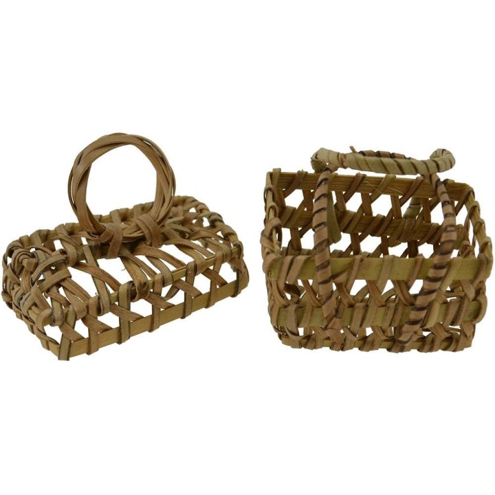 Cesto con coperchio cm 4x2,5x3-5,5 h.