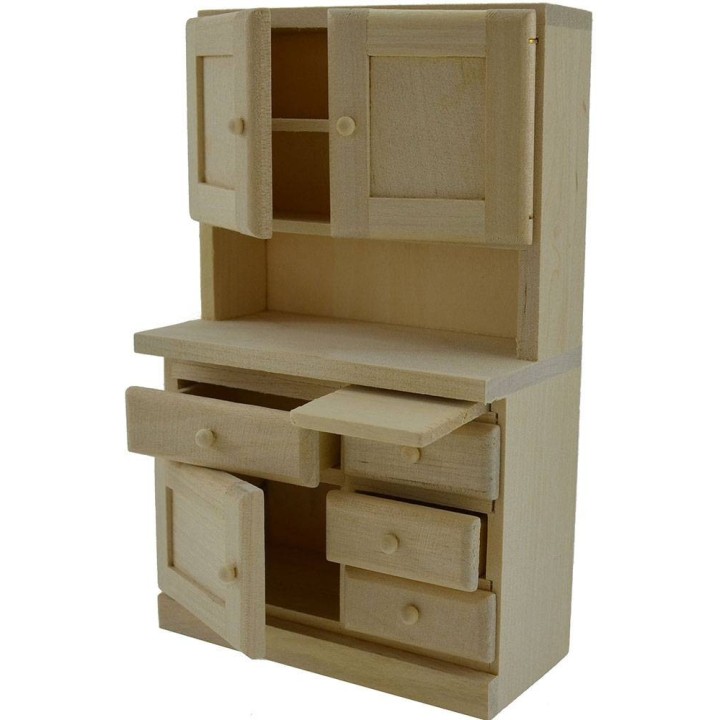 Aparador de madera 9,5x4,5x15,5 h.