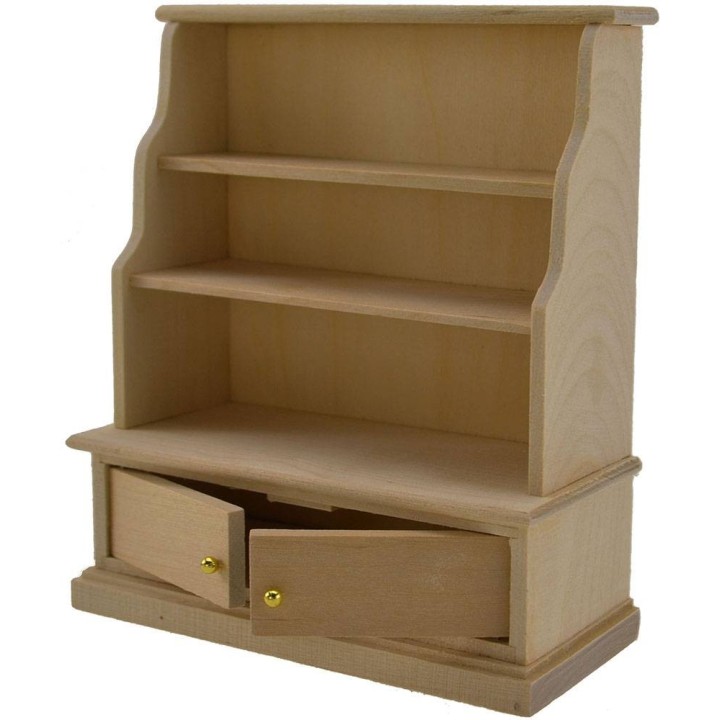 Wooden sideboard 11x5x12.5 cm
