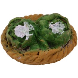 Cesta con coliflores 2,5 cm