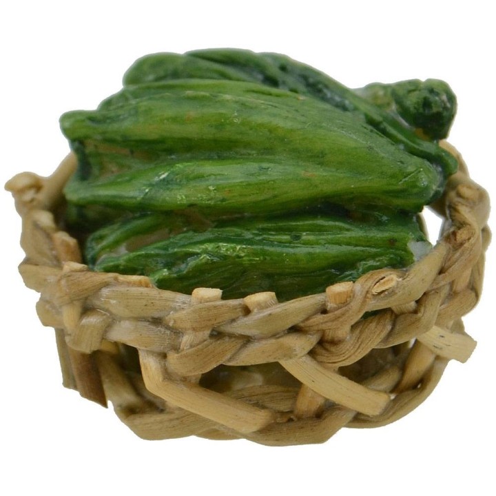 Cesto in vimini ø 2,5 cm con zucchine