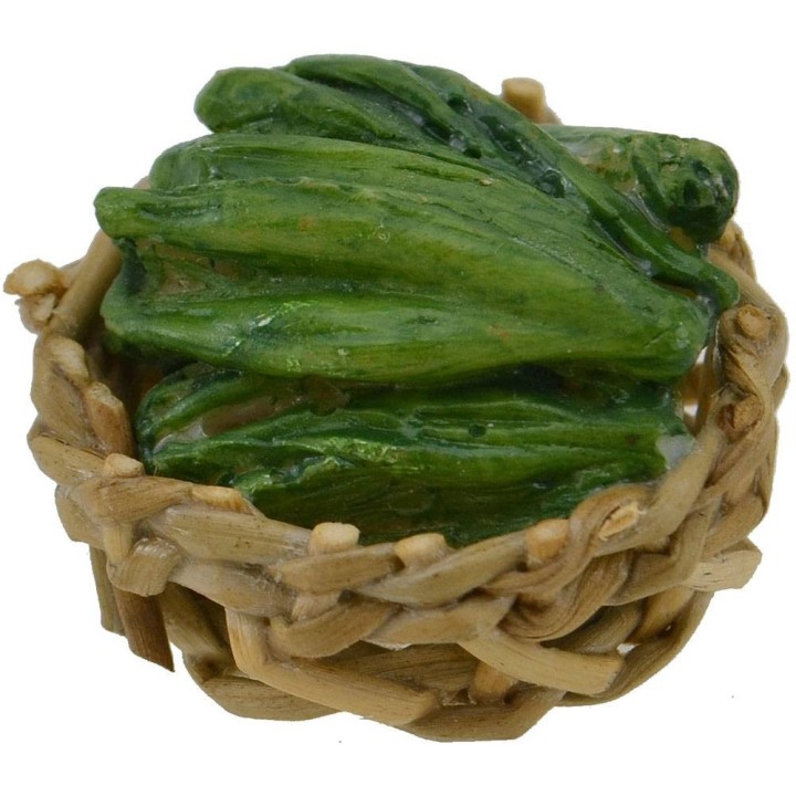 Cesto in vimini ø 2,5 cm con zucchine