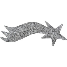 Stella cometa presepe argento 22,5 cm