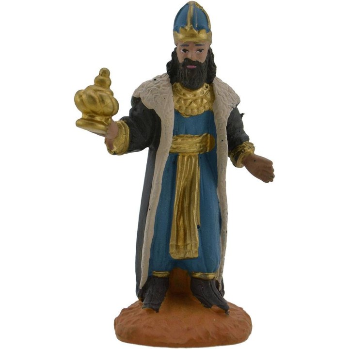 Conjunto de 3 Reyes Magos de 8 cm y camello Oliver