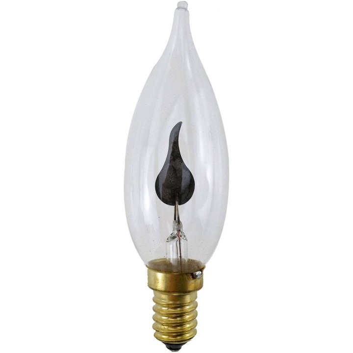 Fire effect flame lamp 3x11 cm E14