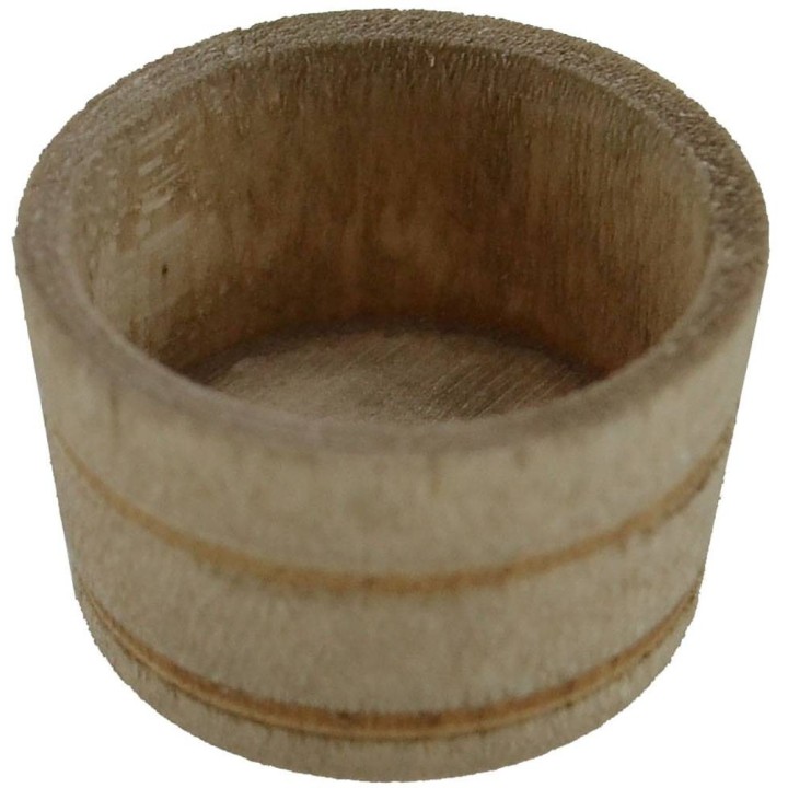 Tinozza in legno ø 2 cm