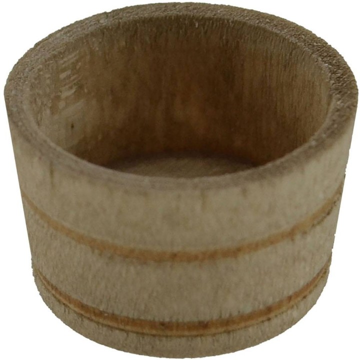 Tina de madera ø 2 cm