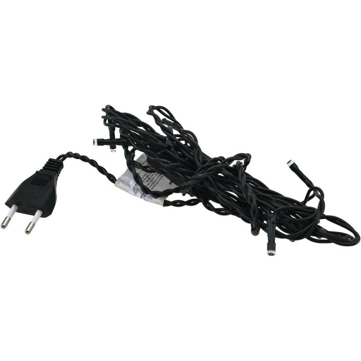 Catena 10 led luce bianca calda distanza tra led 20 cm - luci