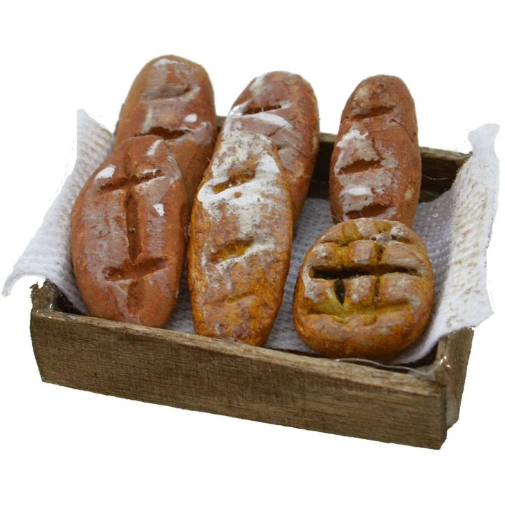 Caja con mantel y pan cm 4x3x1,5 h