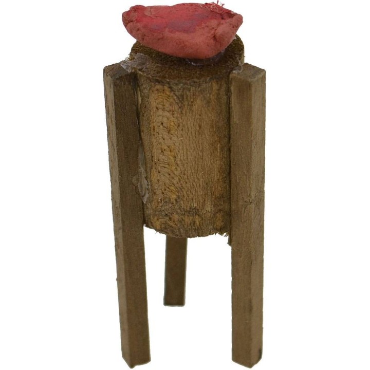 Ceppo macellaio in legno con carne 4,0 cm