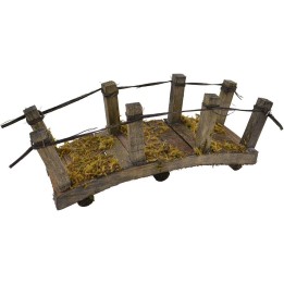 Wooden bridge 16x6 cm