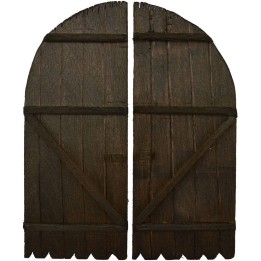 Double leaf wooden door available in sizes: