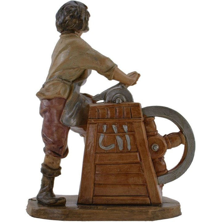 Knife grinder 10 cm for Euromarchi nativity scene