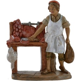 Nativity scene butcher 10 cm Euromarchi