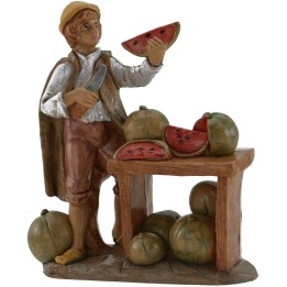 Venditore di frutta 10 cm presepe