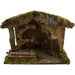 Capanna per presepe cm 33x18x24