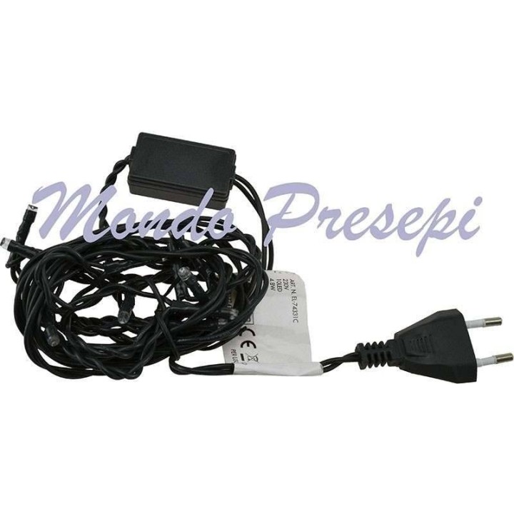 Catena 10 Led luce bianca fredda 220V. 